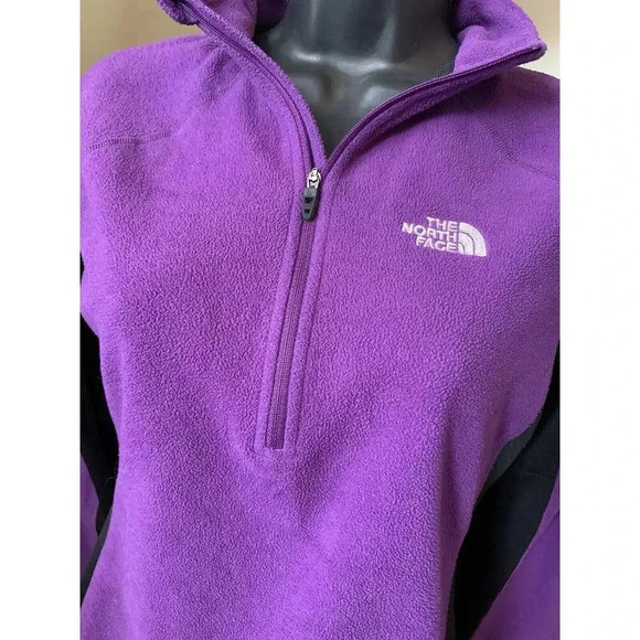 North Face Flight Series Vapor Wick Fitted Fleece Jacket Purple Women's Sz Small - Picture 2 of 7